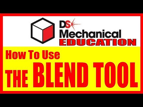 Designspark Mechanical Tutorial - Using The Blend Tool (DSM09)