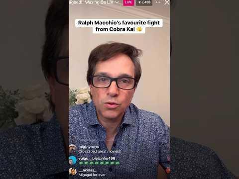 Ralph Macchio’s favourite Cobra Kai fight #cobrakai #ralphmacchio #daniellarusso #karatekid