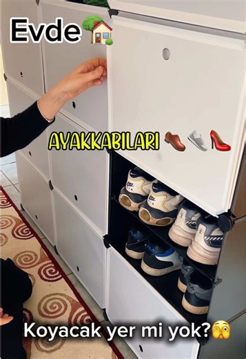 40 çift ayakkabı sığacak dolap aldık🫣 sadece ayakkabı için değil başka istediğiniz hersey için kullanılabilir #tiktokshop #dolap #ayakkabı #kompakt
