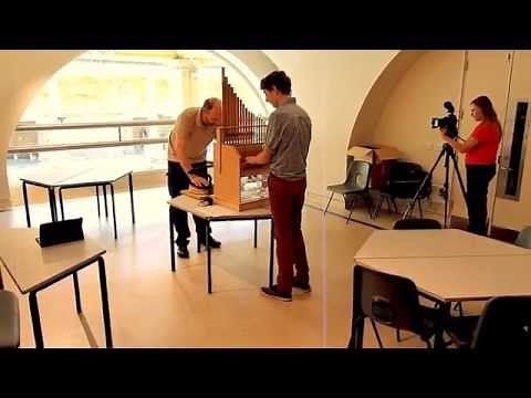 First performance of the reproduction Roman (or Greek) Hydraulis Organ at Bath