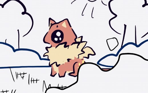 【Procreate动画绘制】十分钟 让背景动起来！