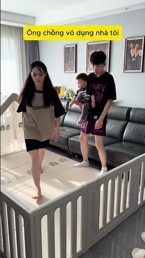 ✨This multi-purpose fence is incredibly convenient, unlike my useless husband!🤦‍♀️ #MultipurposeF...