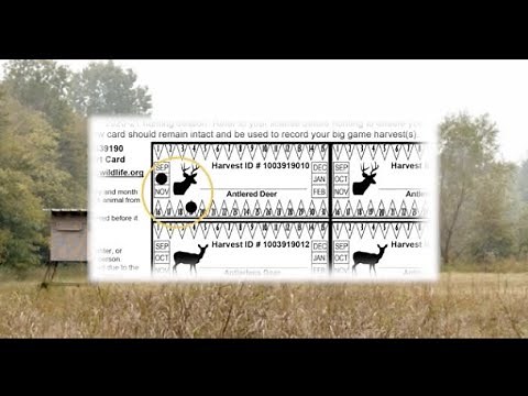 NC Wildlife New for 2020 - Validating Your Big Game Harvest Report Card in North Carolina