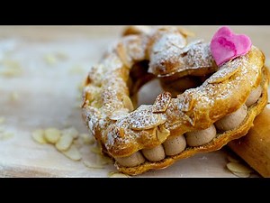 Paris-Brest Recipe With Choux Pastry & Hazelnut Mousseline Cream