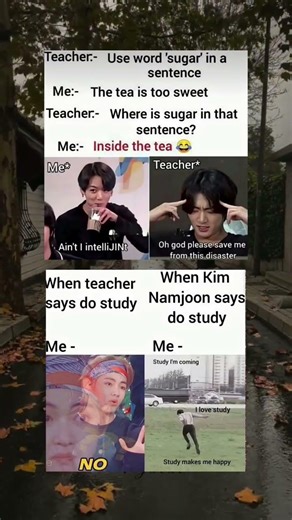 when Namjoon says do study👍🏻 #bts #kpop #jin #jimin #jk #jhope #v #suga #rm #btsmeams
