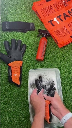 T1tan Turbogrip Test with Rebel Re:Born Goalkeeper Glove Wash