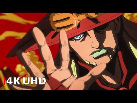 Gyro Zeppeli vs Thief | STEEL BALL RUN: JoJo's Bizarre Adventure Episode 01 | 4K UHD | Eng Sub