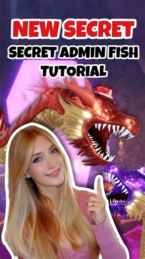 ADMIN secret fish tutorial fish it #roblox #fyp #newupdate