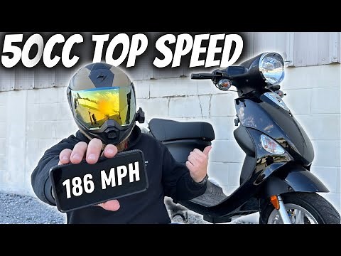 50cc Scooter TOP SPEED [GPS VERIFIED]