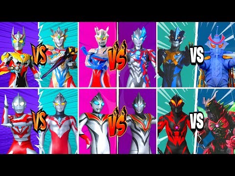ウルトラマン REIGA VS ULTRAMAN Z DELTA RISE CLAW, RIBUT VS ARC, ZERO VS BLAZAR #ウルトラマン #ultraman #kaiju