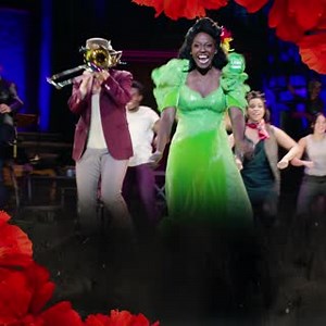 1.4K views · 30 reactions | Hadestown is here thru the weekend at the Eccles Theater and closes Sunday, August 7. Check for ticket availability at Broadway-at-the-Eccles.com #ATheEccles : Hadestown, Broadway cast of dancers and trombone player in celebratory motion. | Broadway at the Eccles | Facebook