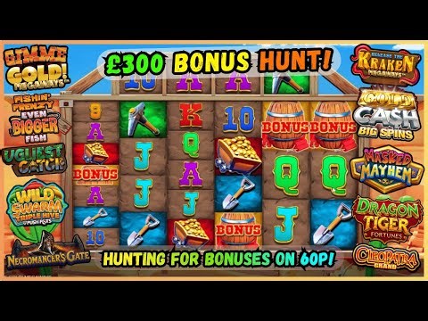 💥£300 ONLINE SLOTS BONUS HUNT! 🎰 UK Casino - Hunt For Bonuses On 60p! 🎉 Up The Stake, Better Reward?