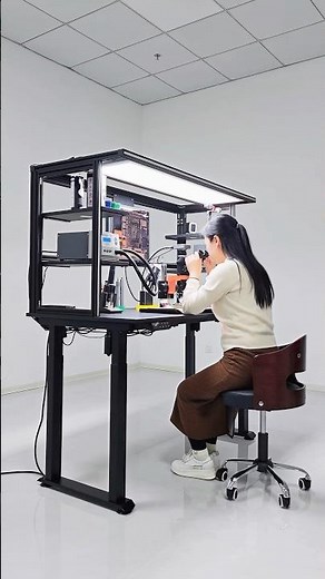 TBK-801 Electric Repair Workbench: Height Adjustable Station ⚡️ #RepairDesk #TBK801