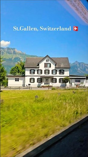 The Most Scenic Train Ride! St. Gallen, Switzerland 🇨🇭
