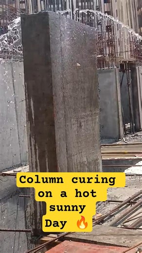 How to Cure RCC Column Correctly | Prevent Cracks & Increase Strength #curing #waterpump