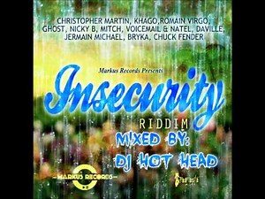 DJ Hot Head - Insecurity Riddim Mix [Markus Records] - April 2013