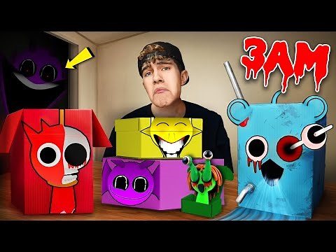 DO NOT OPEN ALL EVIL SPRUNKI MYSTERY BOXES at 3 AM!!