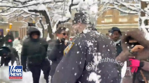‘UNACCEPTABLE’: Agitators pelted NYPD officers with snowballs as police responded to reports of a disorderly group in Washington Square Park. Several officers were taken to the hospital with facial lacerations. NYPD Commissioner Jessica Tisch said an investigation is now underway: “I want to be very clear: The behavior depicted is disgraceful, and it is criminal.” | Fox News