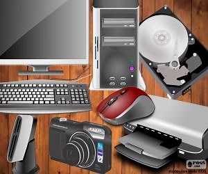Puzzles de Partes de la computadora rompecabezas para imprimir