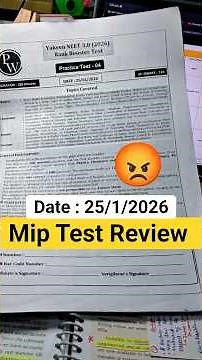 PW Offline Test Review 😱 #neet2026 #neet #pwmiptestseries2026 #mission100 #shorts #ytshorts