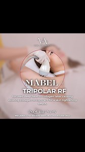 ✨ Experience the Ultimate Skin Transformation with MABEL + TRIPOLAR...