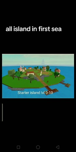 All Islands in Blox Fruit's First Sea