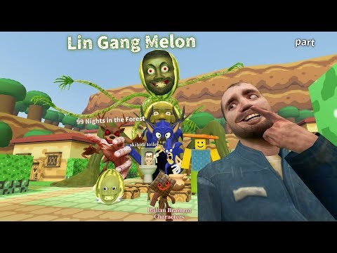 New Lin Gang Melon vs 99 Nights in the Forest and Skibidi Toilet Collection-(Garry's Mod Animation)