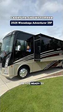 Big, Bold, and Drives like a Dream 👏 | 2025 Winnebago Adventurer 35F #rvtour #rvlife #motorhome