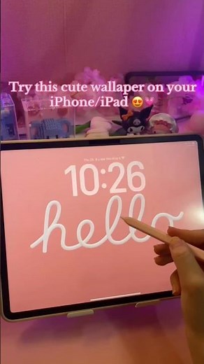 The cutest pink spiral hearts lock screen wallpaper💗✨ #iphonewallpaper #ipadtips #wallpaperengine