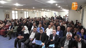 Le premier secrétaire national du FFS ,Aouchiche Youcef au micro de Berbère TV lors de la session ordinaire du Conseil national du parti | Berbère Télévision