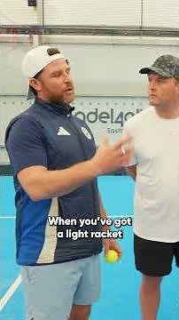 Light Rackets Are NOT For Everyone