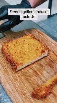 French grilled cheese raclette #cheese #grilledcheese #raclette #food #cooking #recipe #delicious