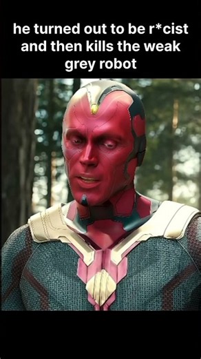 purple man teaches red robot a lesson (kind and humble soul) | #marvel
