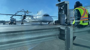 #AviationFact: A winter wonderland may look pretty, but snow and ice can cause headaches if airplanes are not treated properly. Do you know what goes into making sure our planes are ready to fly after a big snowstorm? In addition to regular inspections, our team completes a number of tasks such as: ❄️ Spraying de-icing fluid to protect from ice and snow 🧊 Lubricating all door sensors for better reliability when exposed to snow ❄️ Ensuring our de-icing boots are in good shape before the winter s