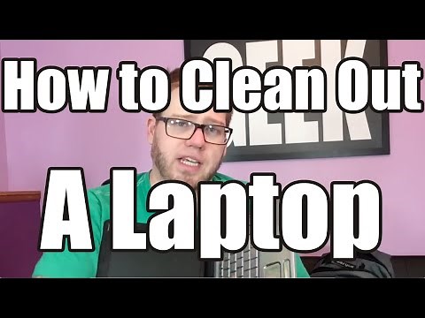 How do I clean my Laptop? Blow out the dust