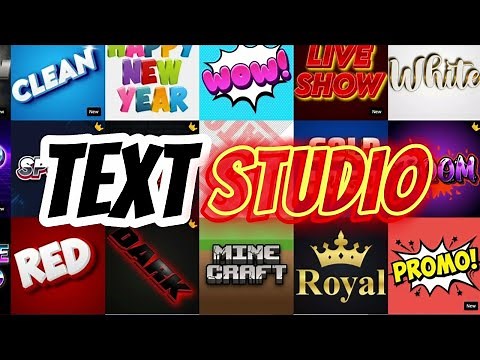 🔥 TEXT STUDIO - 3D logo maker and text generator - 3D text effect maker free @ChrisMeinfo
