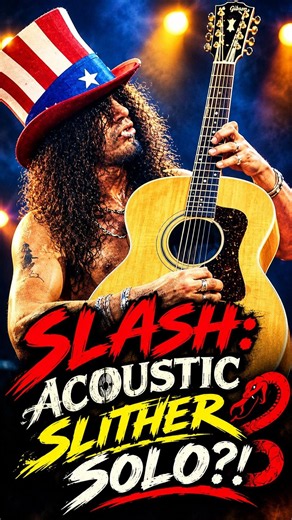 Slash: Acoustic Slither Solo! #slash #guitarist #rocknroll #gunsnroses