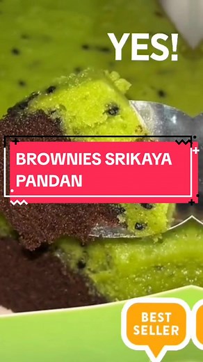 Review Brownies Amanda Srikaya Pandan yang Lezat
