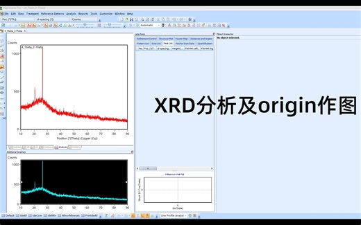 科研技巧分享|用highscore分析XRD数据及origin作图