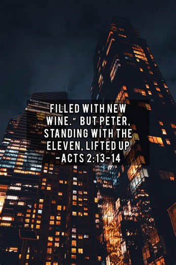 Let's read the Bible | Acts 2:12-15 | Peter's Sermon at Pentecost | #jesuschrist #god #christianity