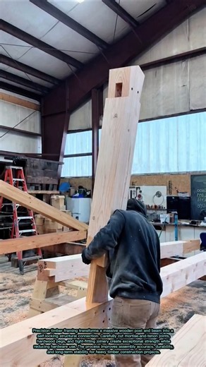 Insane Timber Joinery Locking Method! No Steel Brackets Needed