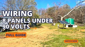 Wiring the panels for an RPS800 can seem confusing, but it's not! Check out this easy install video. | RPS Solar Pumps