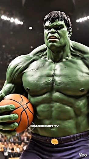 Nobody Can Stop Hulk 😤 | Unreal Basketball Dunk (AI Sports Short)