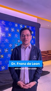 Paano nga ba nakatutulong ang DOST-PCIEERD sa mga project leaders? Alamin mula kay Dr. Franz de Leon, DOST Advanced Science and Technology Institute at STI-ALaM Project Leader #dostPH #OneDOST4U #PCIEERD #SkAIPinas #ArtificialIntelligence | DOST PCIEERD