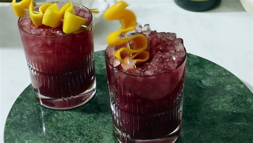 Our Lambrusco Smash Is The Perfect Way To Shake Up Your Holiday Cocktail Game