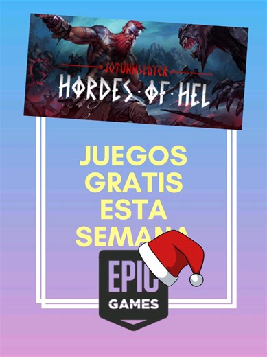 Día 1 evento Navidad Epic Games Store #gamingdeals #gamersoftiktok #gratis #epicgames #navidad