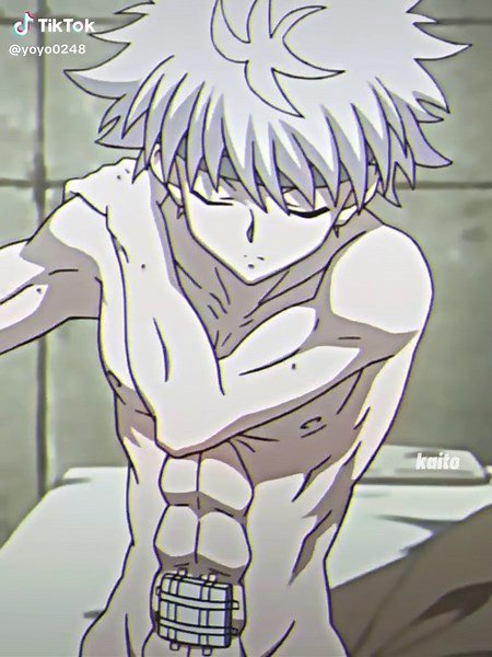 killua abs 🫦 #anime #animeedit #fyp #foryou #foryoupage #viral #killua #hunterxhunter #killuazoldyck