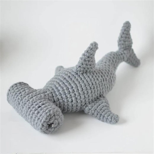 Hammerhead Shark Crochet Pattern PDF – Amigurumi Shark Ebook – Digital Download – Step by Step Tutorial - Etsy