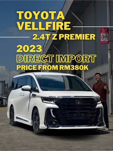 Car Arrived ！Thanks for supporting ！#sold Unreg 2023 Toyota Vellfire Z Premier 2.4 Turbo ✅Modellista Aero Kit ✅Rear Entertainment ✅Digital Inner Mirror ✅Moonroof ✅Head Up Display ✅360 Camera ✅Universal Side Steps . Direct Import Price range from RM380k-420k - . Ready Stock Price Range From RM420k . . D‘Concept Eden （0176992016） · · Direct Import method ✅Confirm Pay Full Duty Amount ✅Japan Auction Report ✅Show All Cost ✅Provide Bank Currency Exchange TT Slip . #Dconcept #Alphard #Vellfire #MPV #R