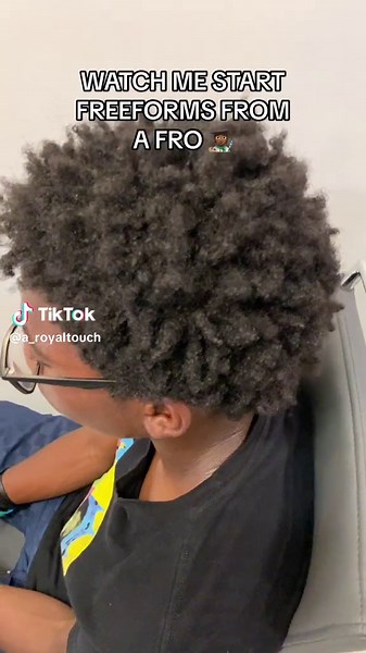 Starter Freeform Wicks and Afro Dreads Transformation